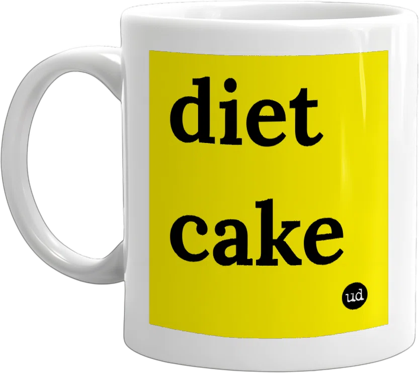diet cake front
