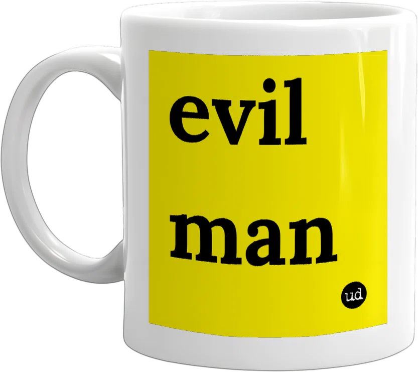 evil man front
