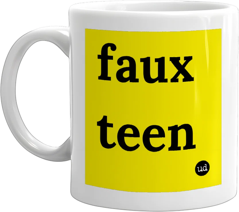 faux teen front