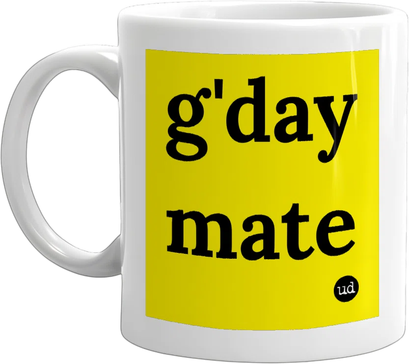 g'day mate front