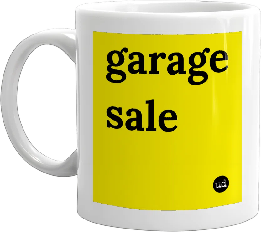 garage sale front