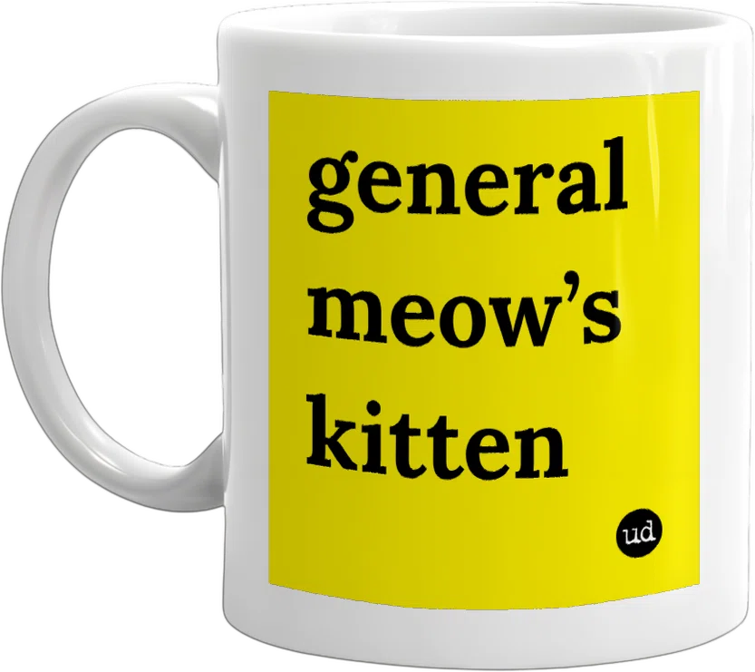 general meow’s kitten front