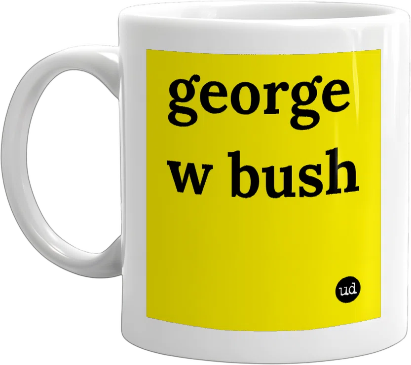 george w bush front