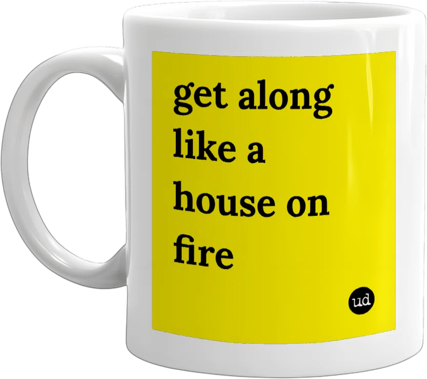 get along like a house on fire front