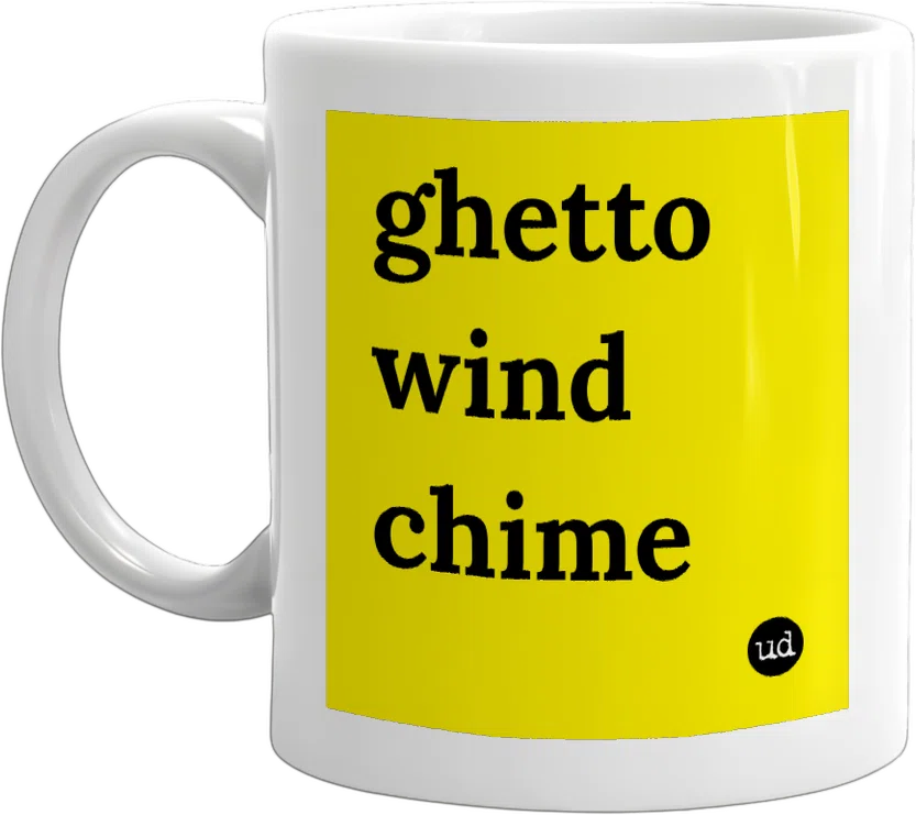 ghetto wind chime front