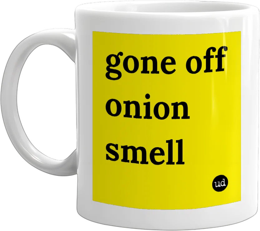 gone off onion smell front