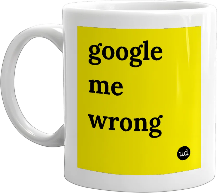 google me wrong front