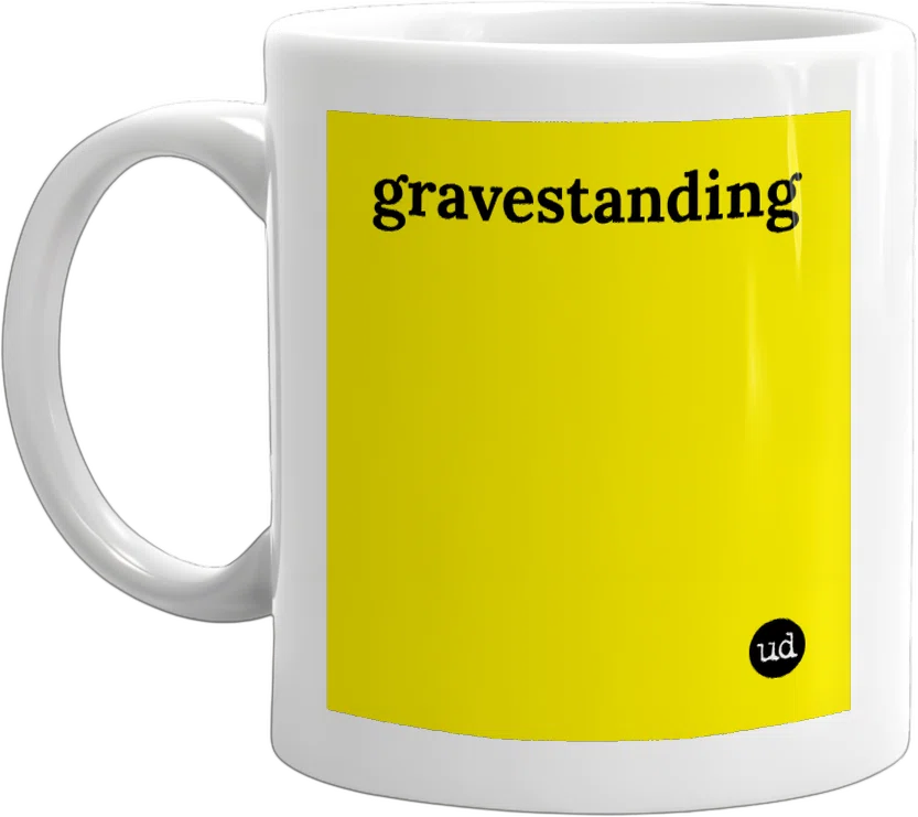 gravestanding front