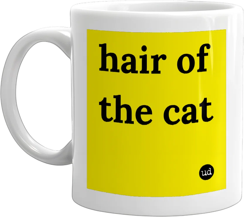 hair of the cat front