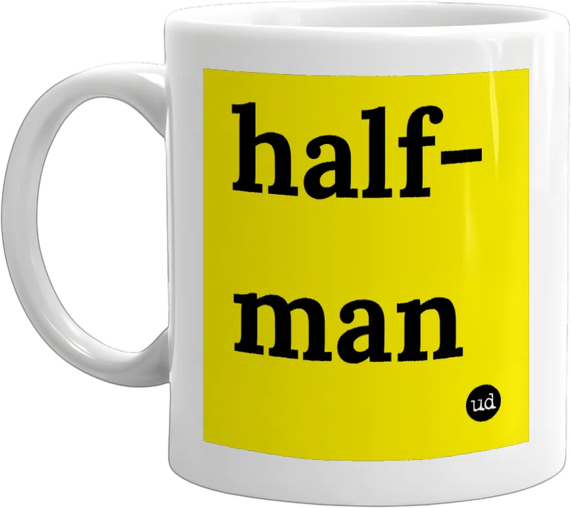 half-man front