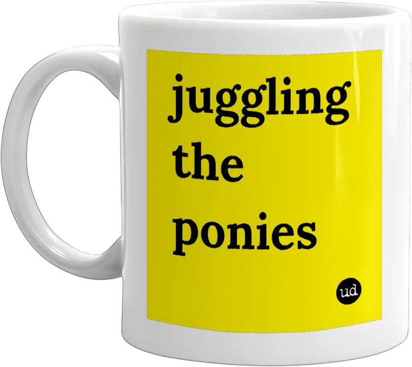 juggling the ponies front