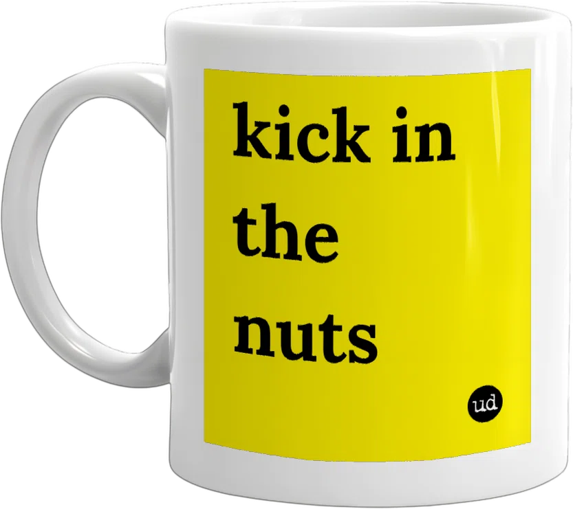 kick in the nuts front