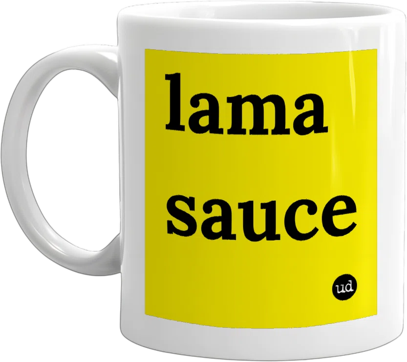lama sauce front