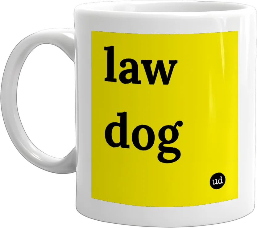law dog front