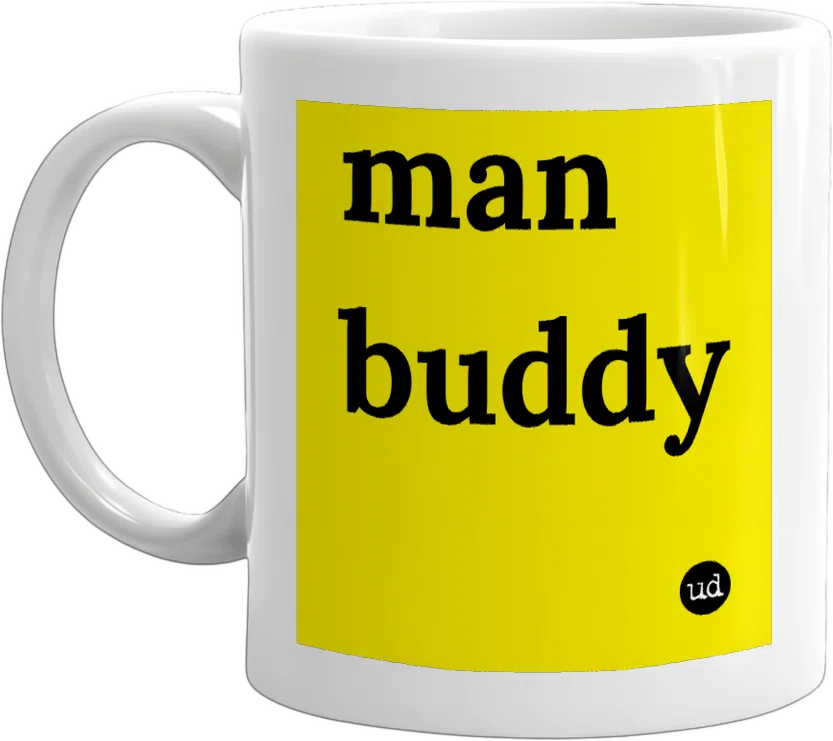 man buddy front