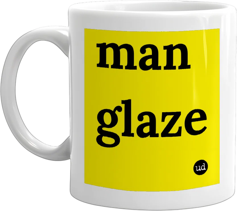 man glaze front