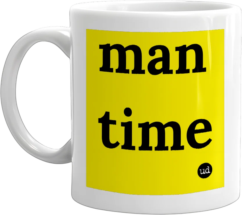 man time front