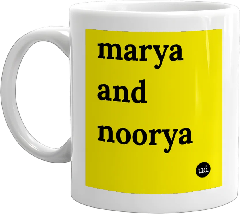 marya and noorya front