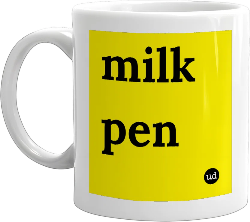 milk pen front