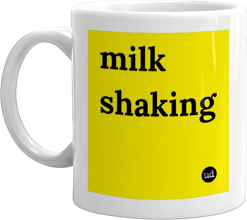 milk shaking front