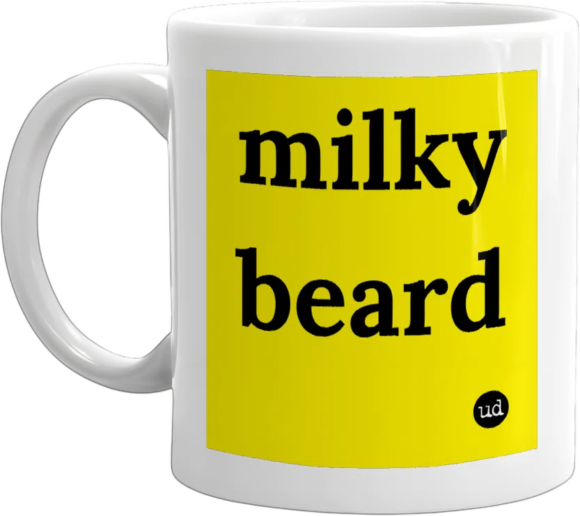 milky beard front