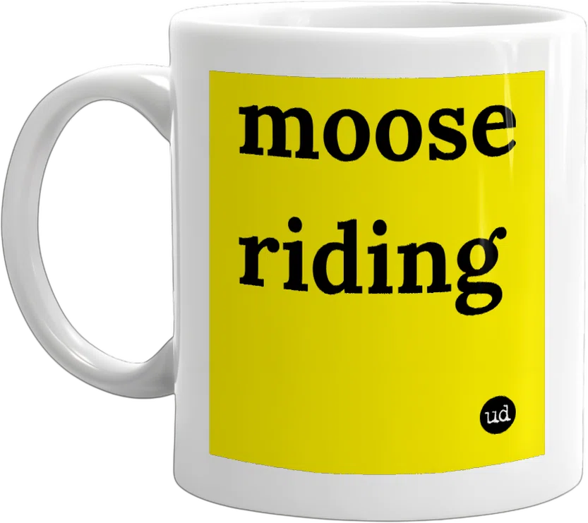moose riding front