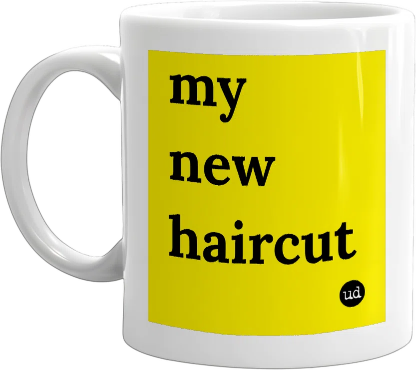 my new haircut front