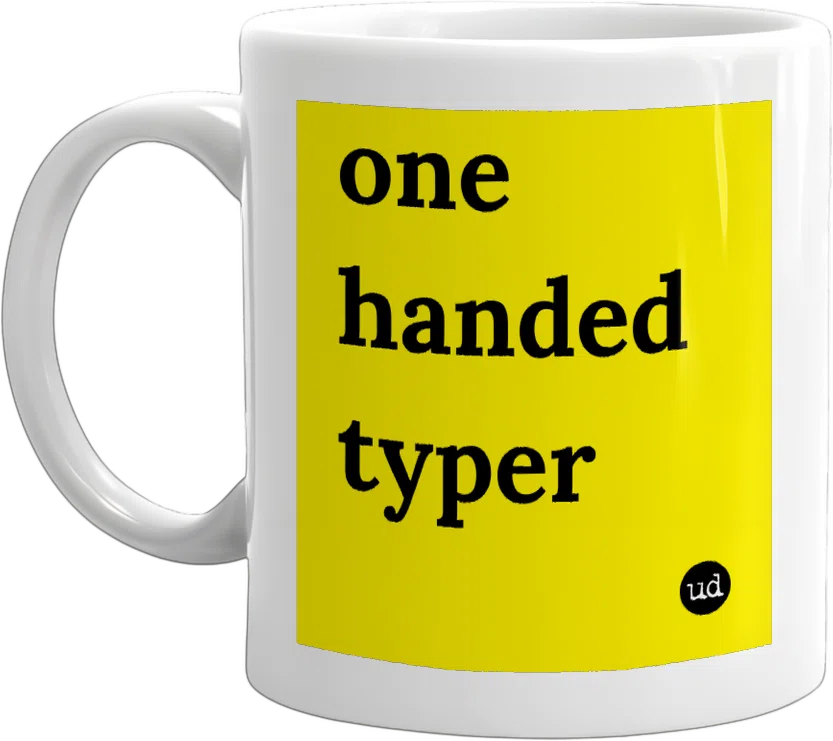 one handed typer front