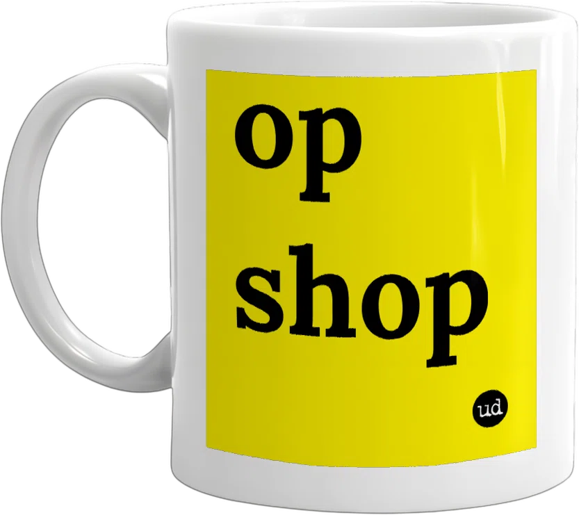 op shop front
