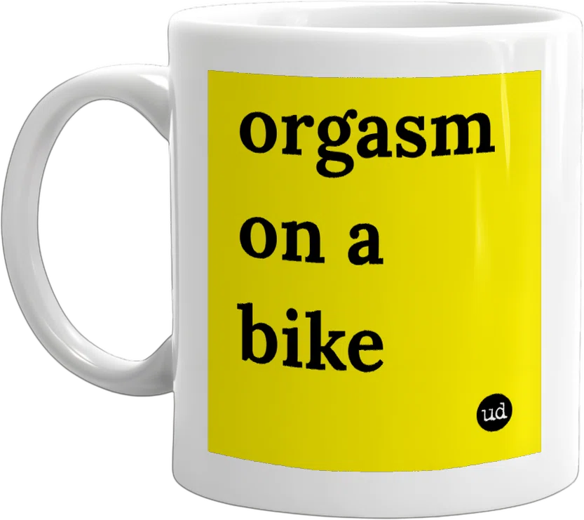 orgasm on a bike front
