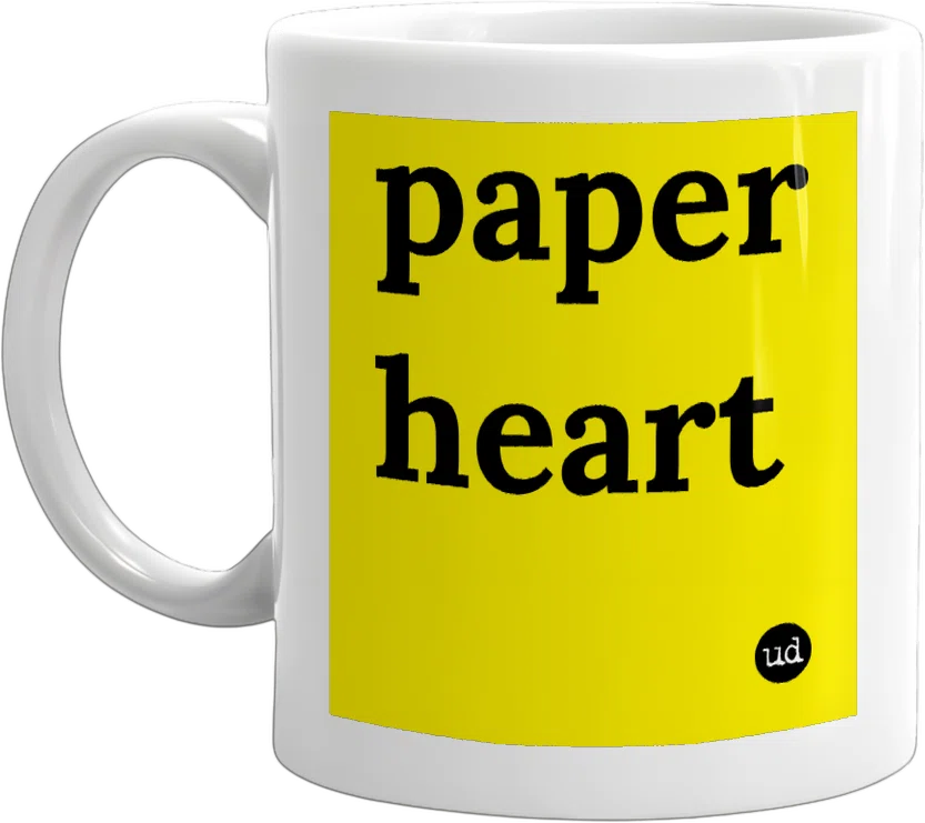 paper heart front