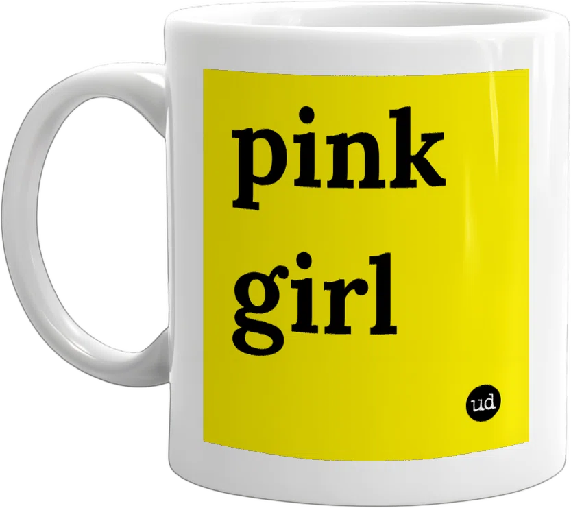 pink girl front
