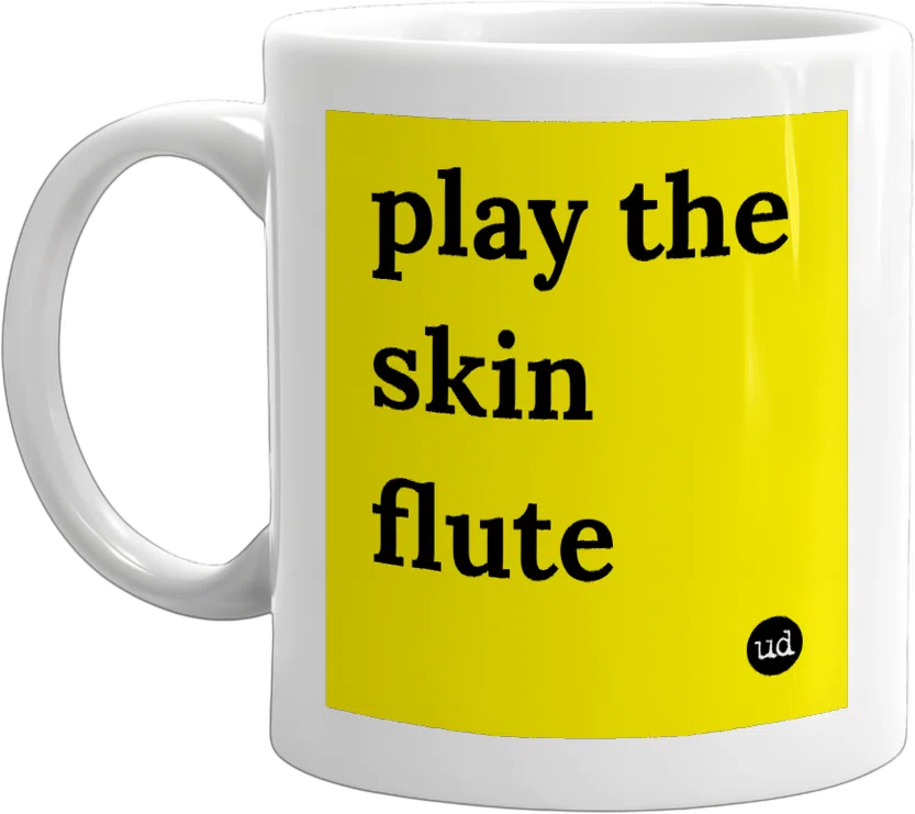 play the skin flute front