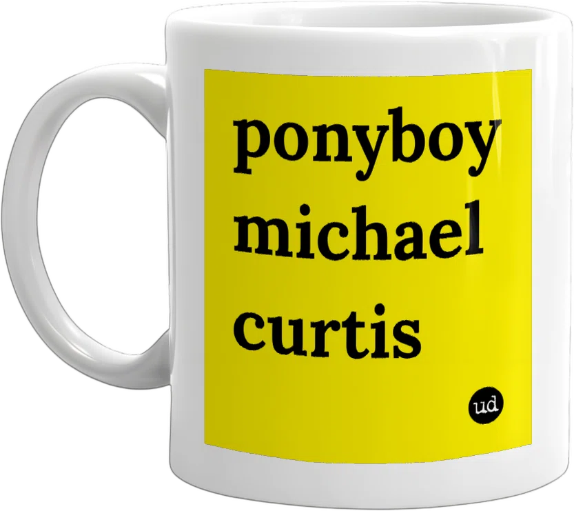 ponyboy michael curtis front
