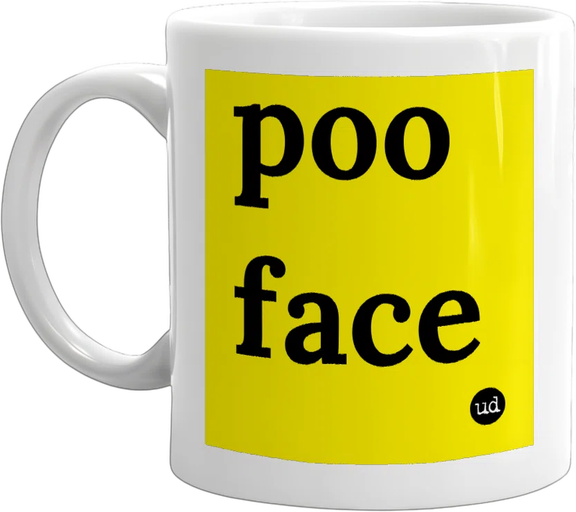 poo face front