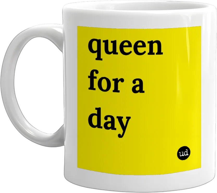 queen for a day front