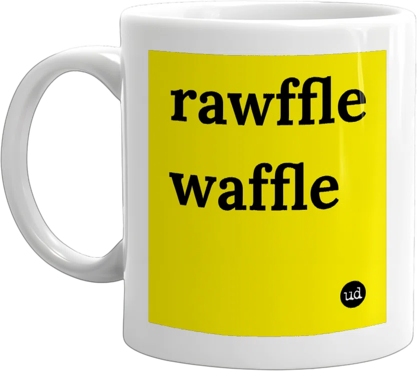 rawffle waffle front
