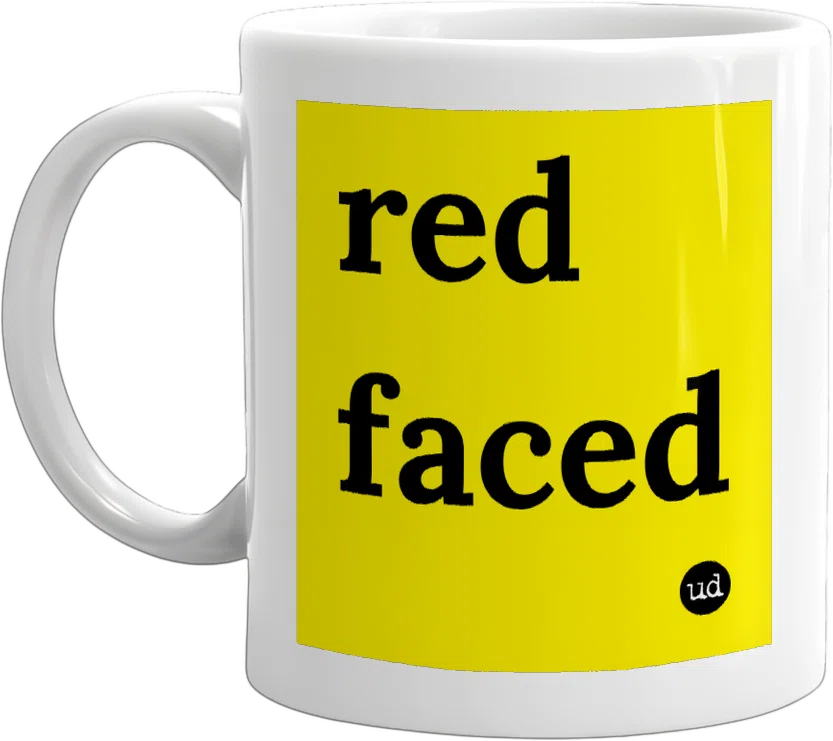red faced front