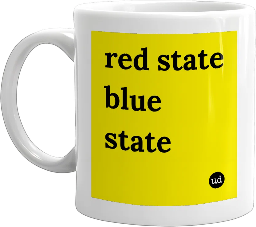 red state blue state front