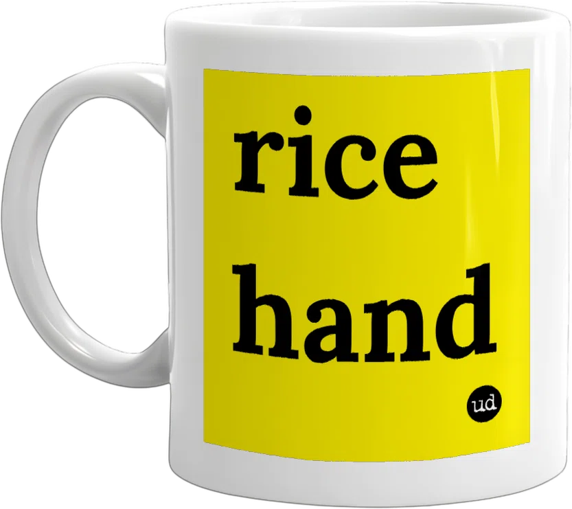 rice hand front
