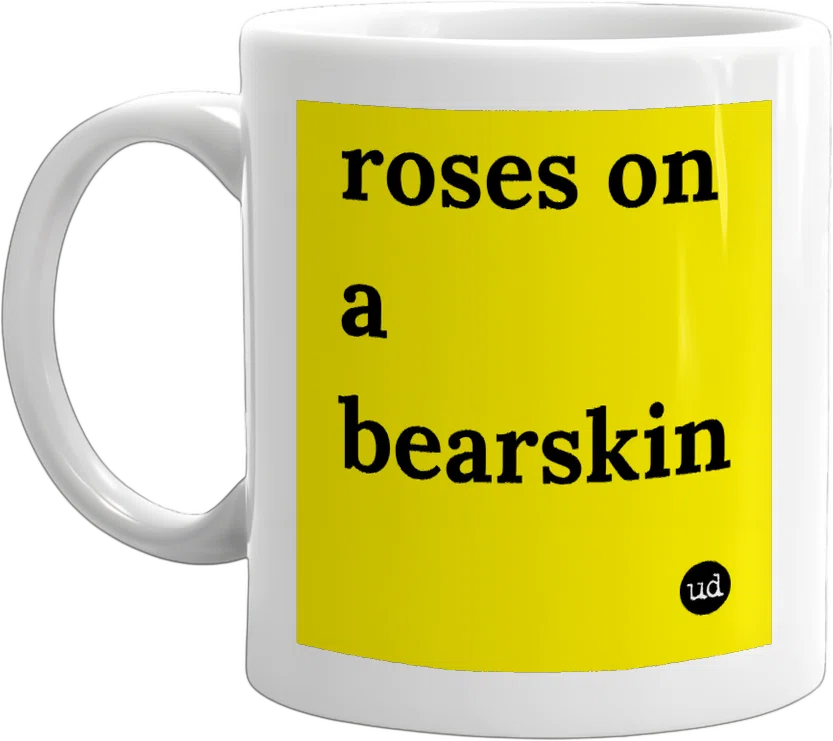 roses on a bearskin front