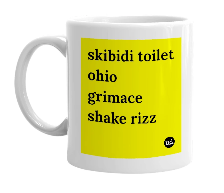 skibidi toilet ohio grimace shake rizz mug