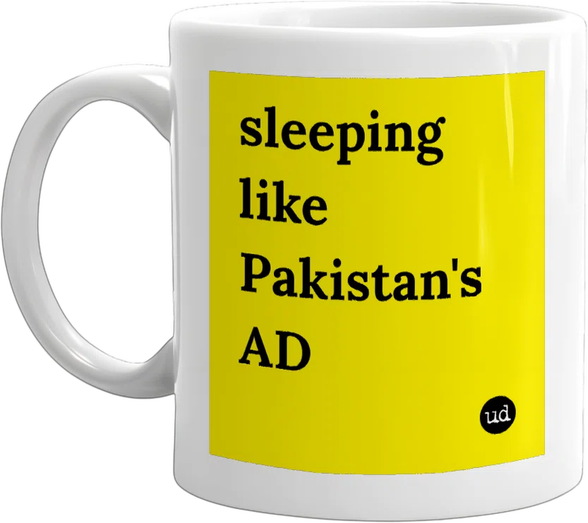 sleeping like Pakistan's AD front