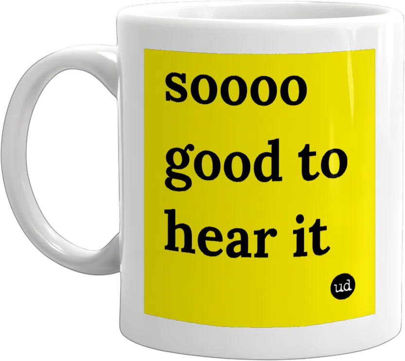 soooo good to hear it front