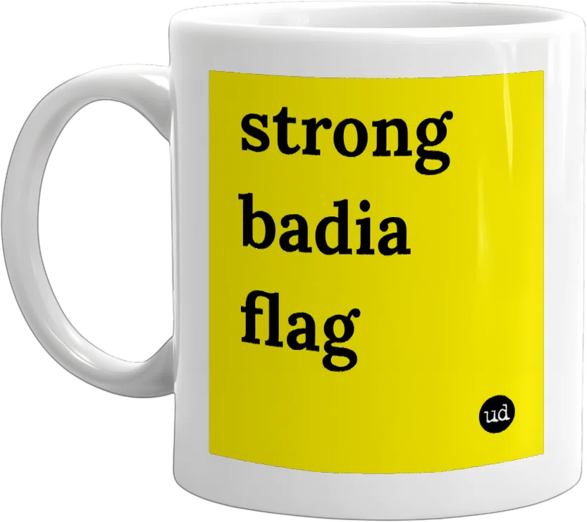 strong badia flag front