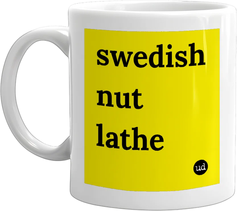 swedish nut lathe front