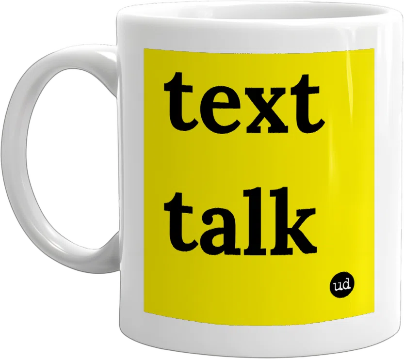 text talk front