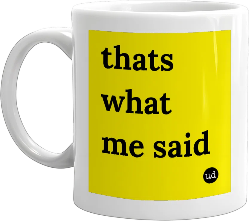 thats what me said front