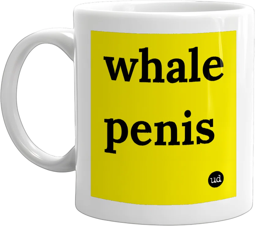 whale penis front
