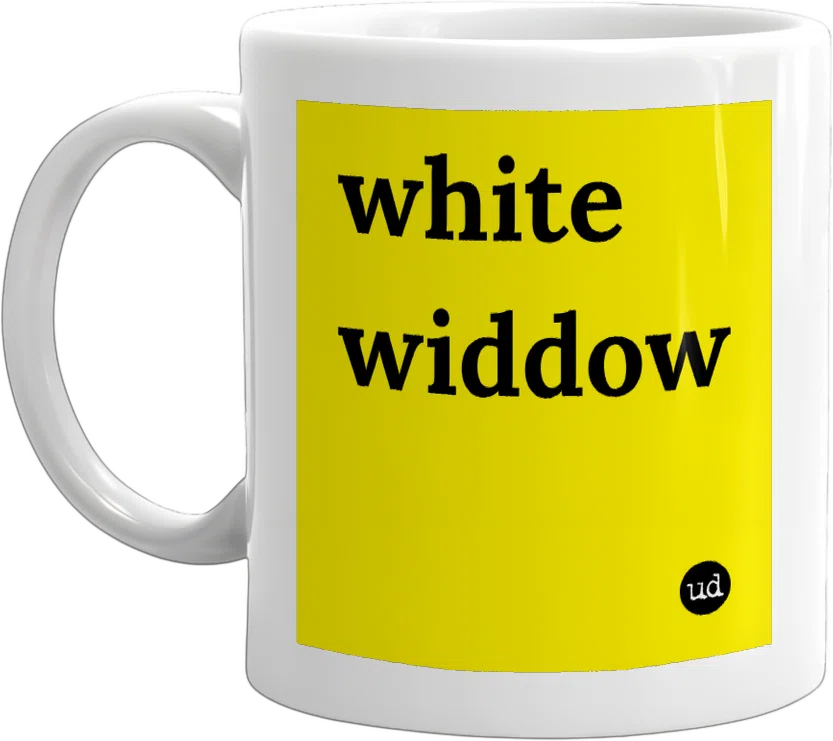 white widdow front